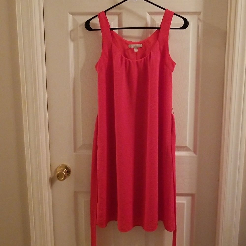 Coral Pink Banana Republic Dress